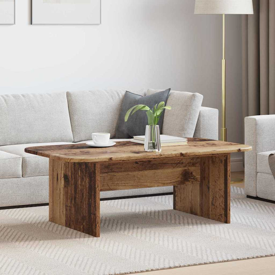 Salontafel Oudhout 93 x 53 x 33 cm Bewerkt hout