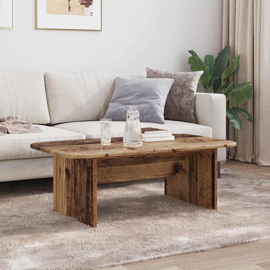 Salontafel Oudhout 93 x 53 x 33 cm Bewerkt hout
