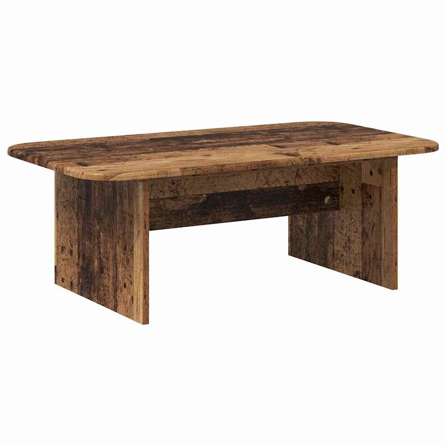 Salontafel Oudhout 93 x 53 x 33 cm Bewerkt hout