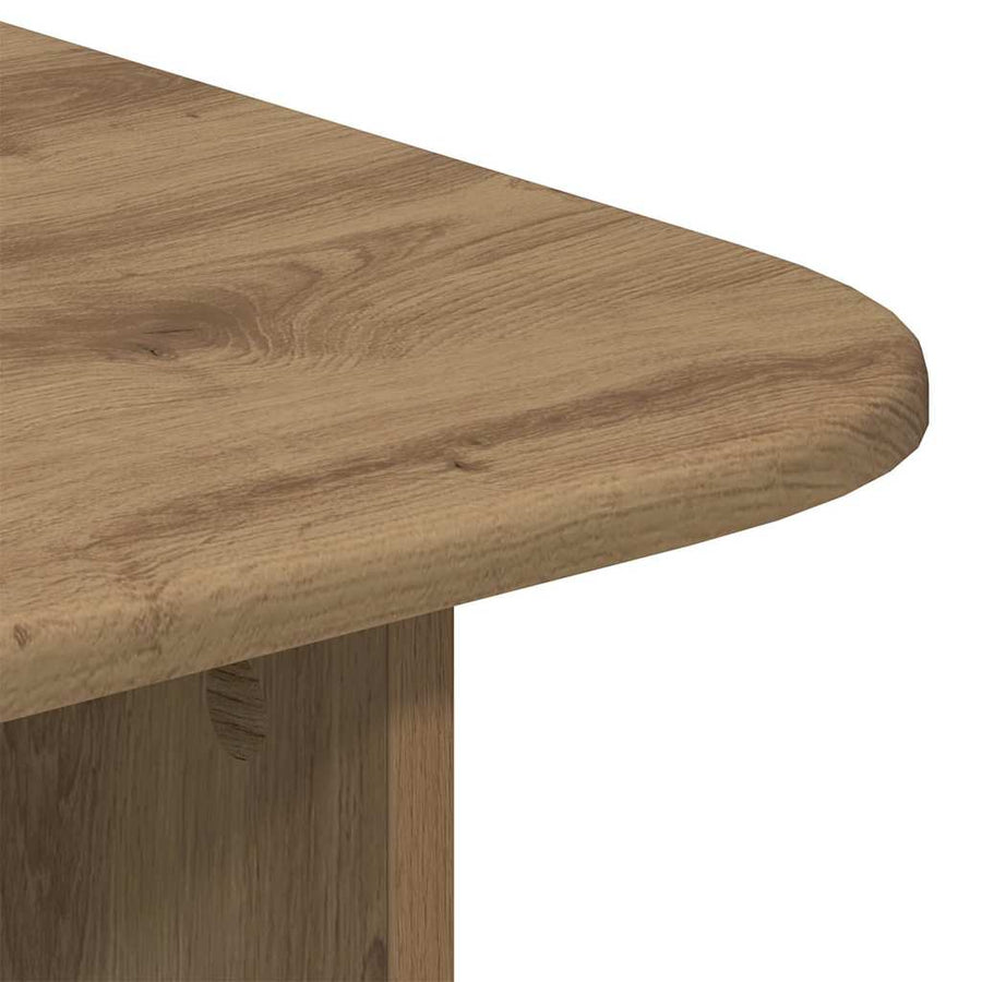 Salontafel Artisan Eiken 93 x 53 x 33 cm Bewerkt hout