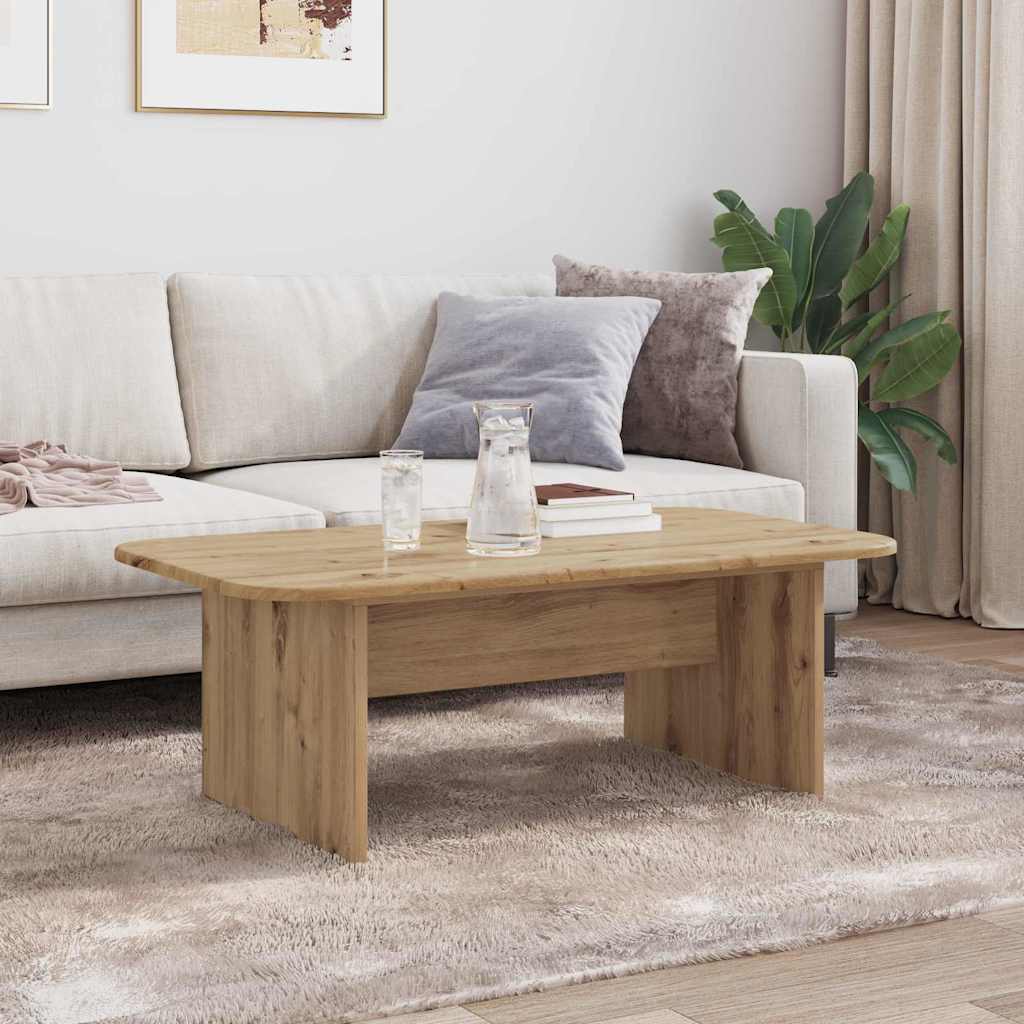Salontafel Artisan Eiken 93 x 53 x 33 cm Bewerkt hout