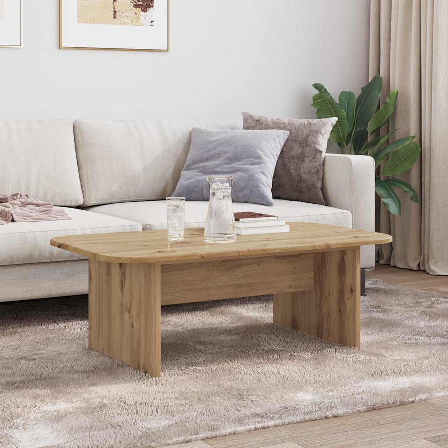 Salontafel Artisan Eiken 93 x 53 x 33 cm Bewerkt hout