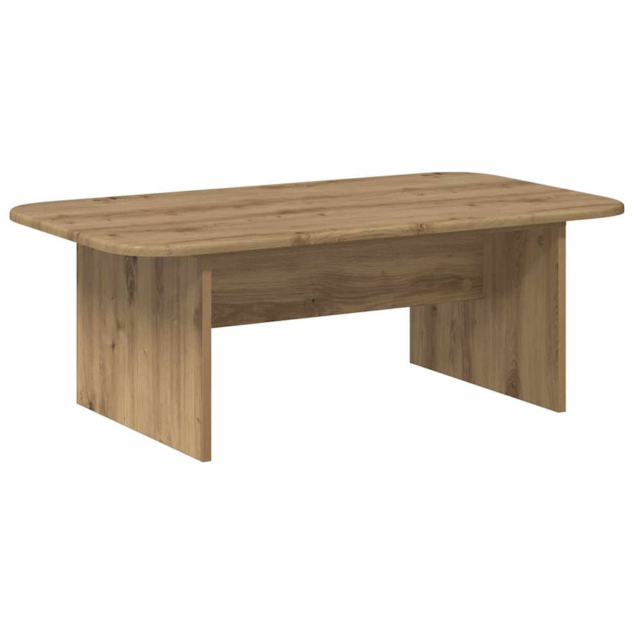 Salontafel Artisan Eiken 93 x 53 x 33 cm Bewerkt hout