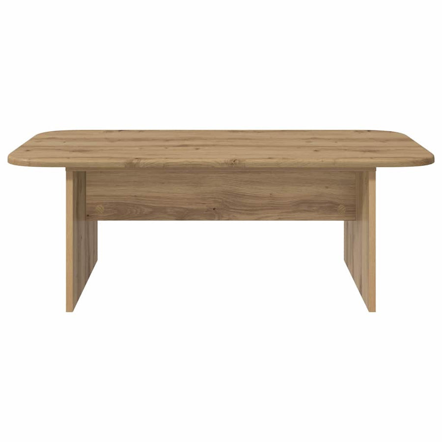 Salontafel Artisan Eiken 93 x 53 x 33 cm Bewerkt hout