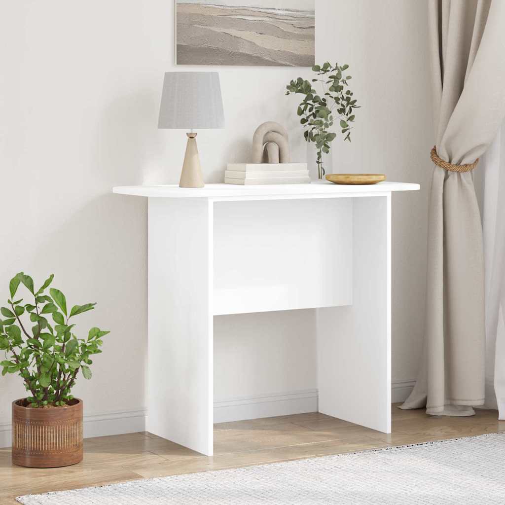 Wandtafel Wit 93 x 40 x 75 cm Bewerkt hout