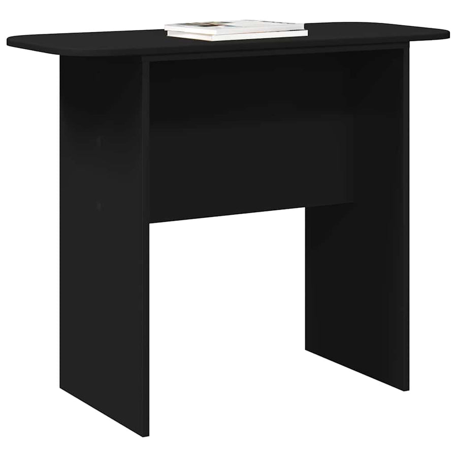 Wandtafel Zwart 93 x 40 x 75 cm Bewerkt hout