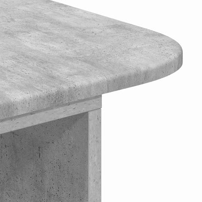 Wandtafel Beton Grijs 93 x 40 x 75 cm Bewerkt hout