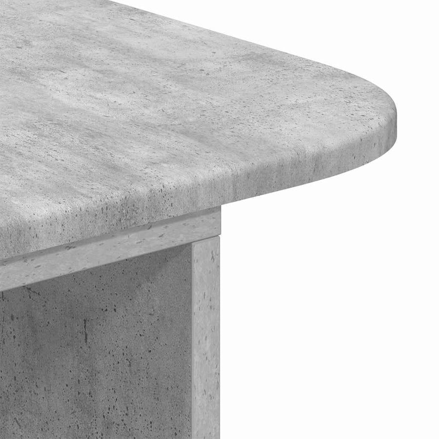 Wandtafel Beton Grijs 93 x 40 x 75 cm Bewerkt hout