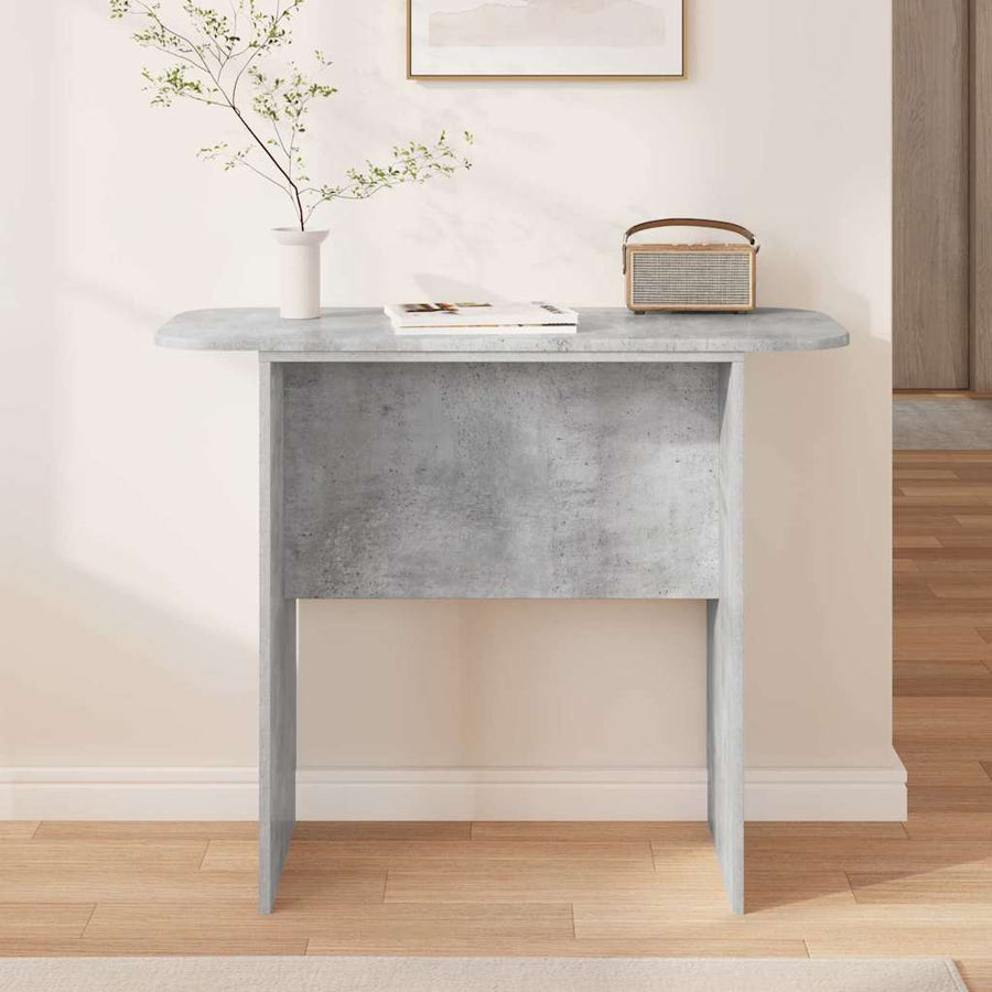 Wandtafel Beton Grijs 93 x 40 x 75 cm Bewerkt hout