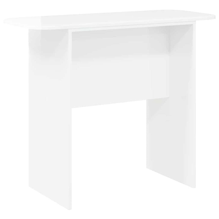 Wandtafel Hoogglans wit 93 x 40 x 75 cm Bewerkt hout
