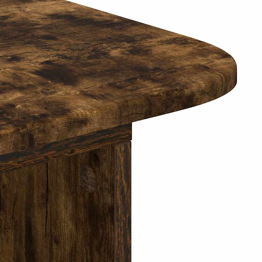 Wandtafel Gerookt eiken 93 x 40 x 75 cm Bewerkt hout