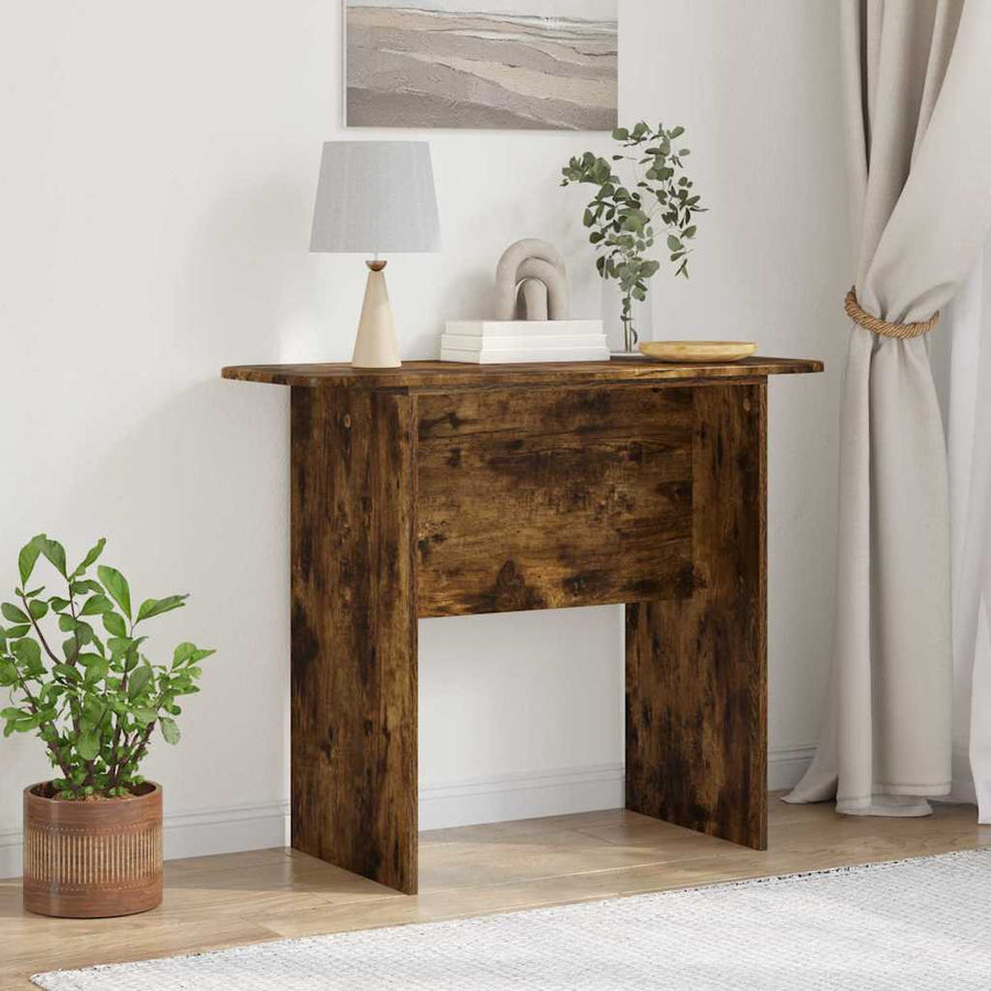 Wandtafel Gerookt eiken 93 x 40 x 75 cm Bewerkt hout