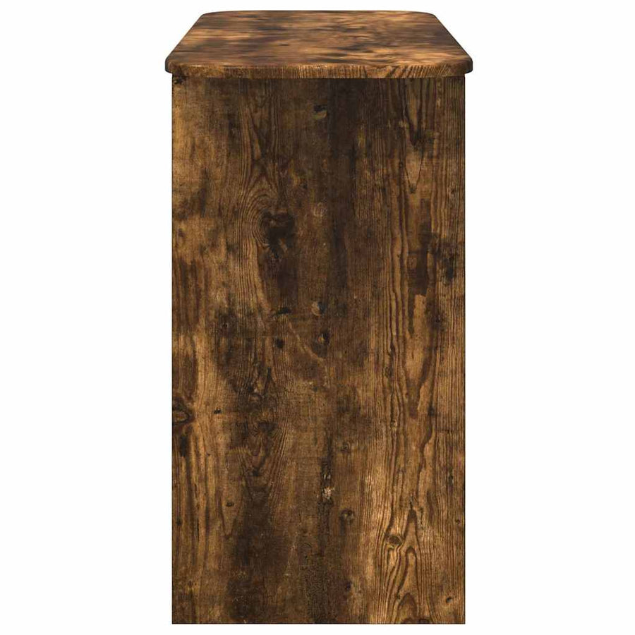 Wandtafel Gerookt eiken 93 x 40 x 75 cm Bewerkt hout