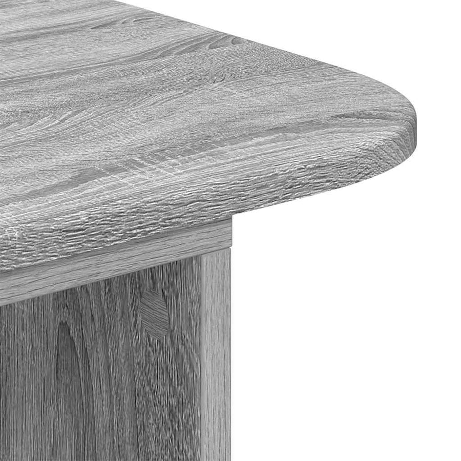 Wandtafel Grijs Sonoma 93 x 40 x 75 cm Bewerkt hout