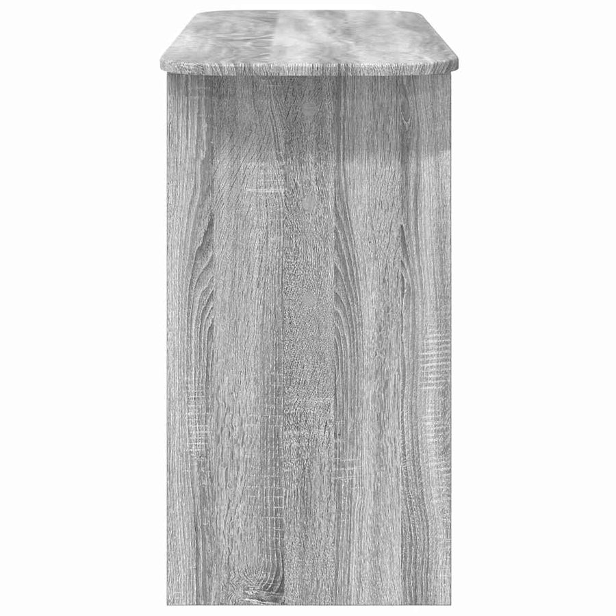 Wandtafel Grijs Sonoma 93 x 40 x 75 cm Bewerkt hout