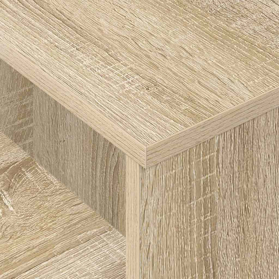 Wandtafel Sonoma Eiken 80 x 50 x 225 cm Bewerkt hout