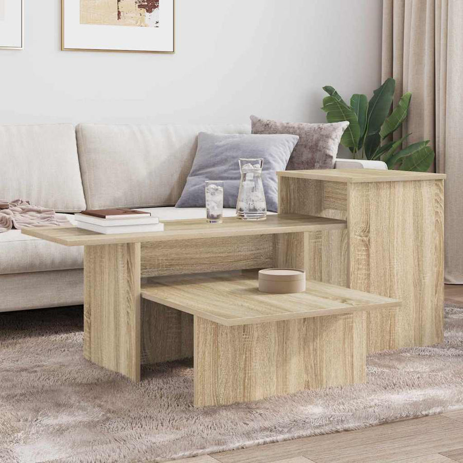 Wandtafel Sonoma Eiken 80 x 50 x 225 cm Bewerkt hout