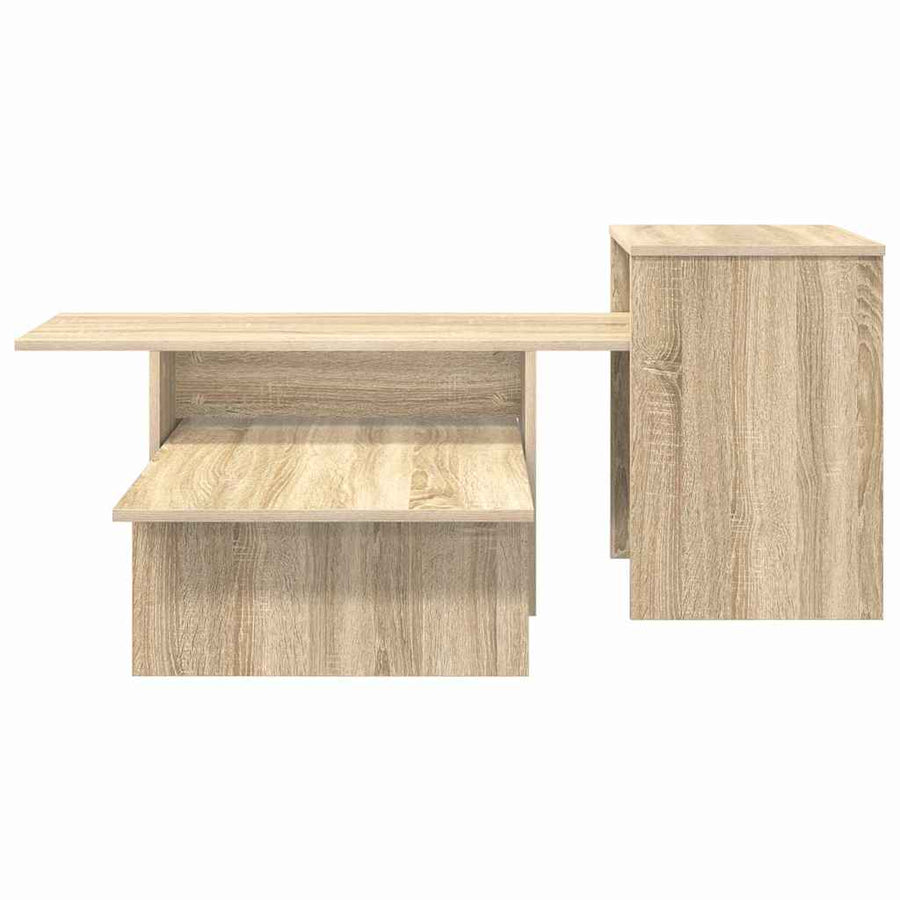 Wandtafel Sonoma Eiken 80 x 50 x 225 cm Bewerkt hout