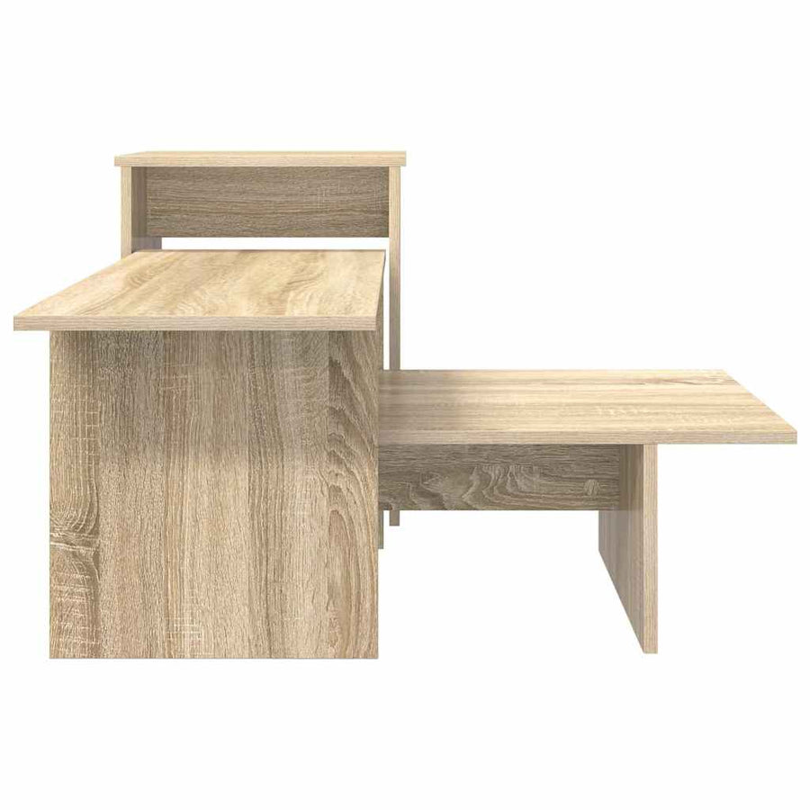 Wandtafel Sonoma Eiken 80 x 50 x 225 cm Bewerkt hout