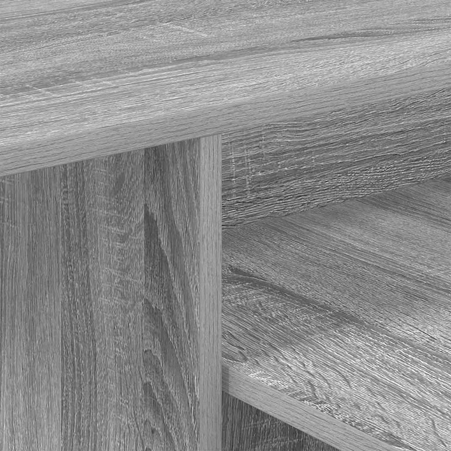 Wandtafel Grijs Sonoma 80 x 50 x 225 cm Bewerkt hout