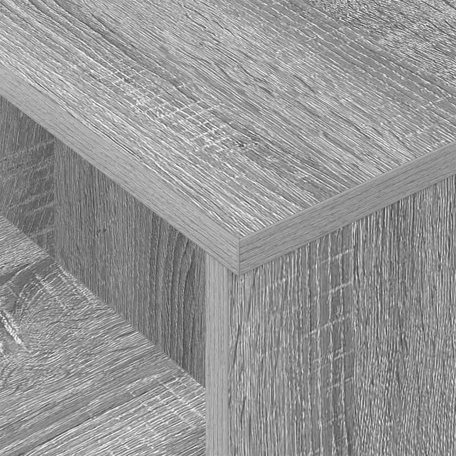 Wandtafel Grijs Sonoma 80 x 50 x 225 cm Bewerkt hout