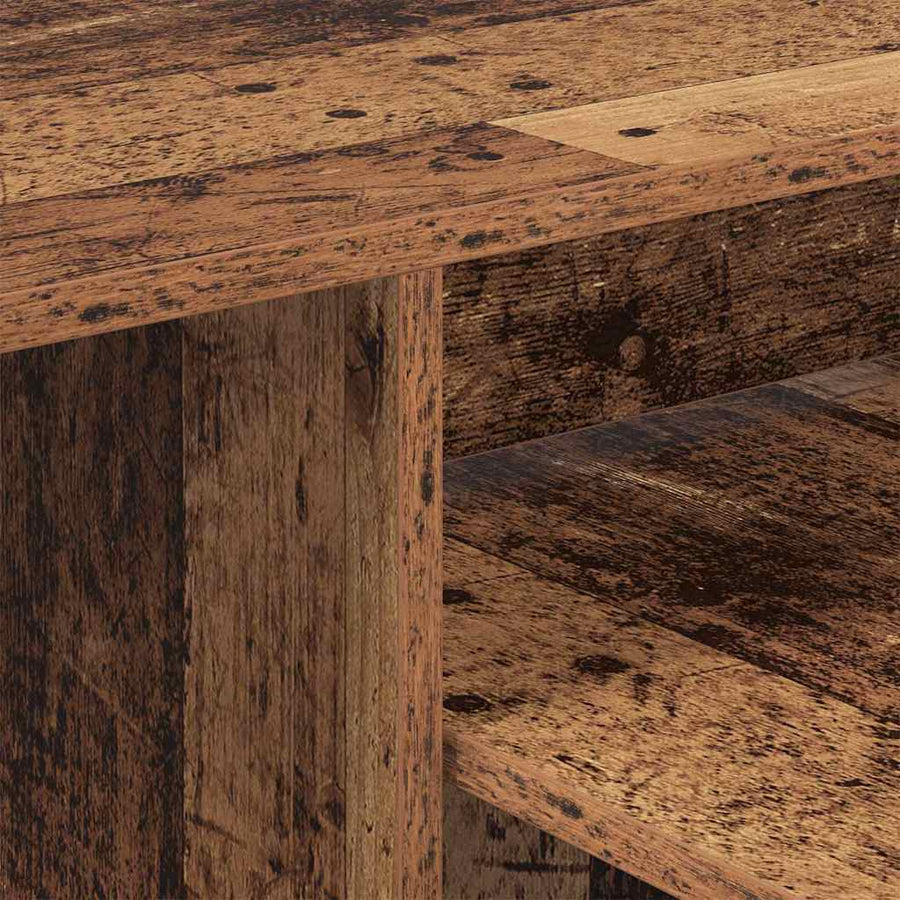 Wandtafel Oudhout 80 x 50 x 225 cm Bewerkt hout