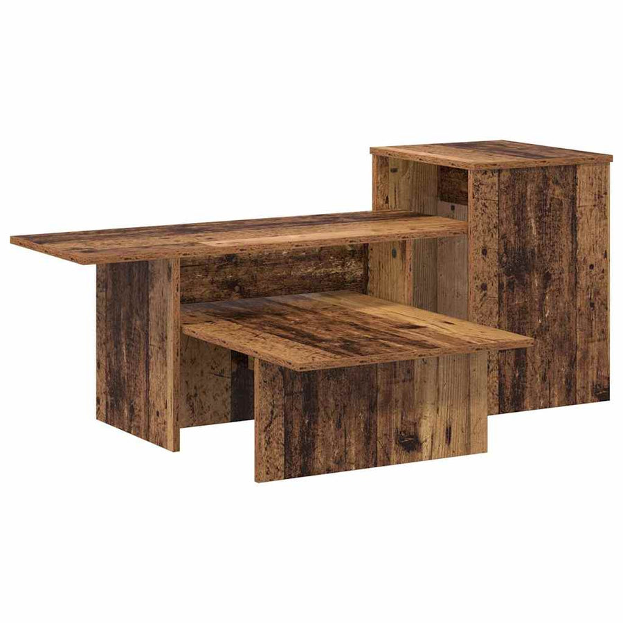 Wandtafel Oudhout 80 x 50 x 225 cm Bewerkt hout