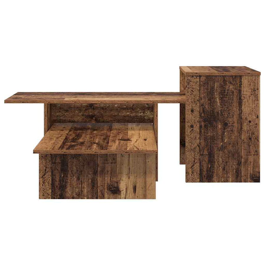 Wandtafel Oudhout 80 x 50 x 225 cm Bewerkt hout