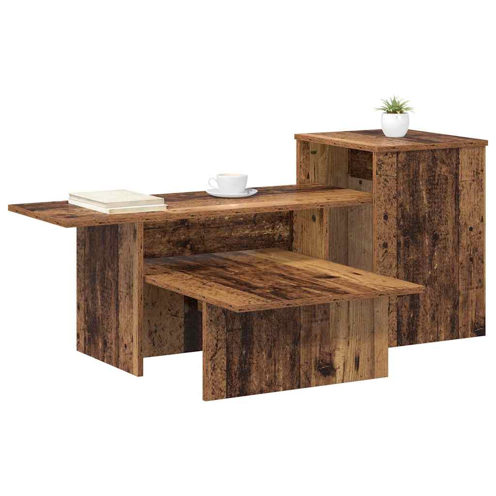 Wandtafel Oudhout 80 x 50 x 225 cm Bewerkt hout