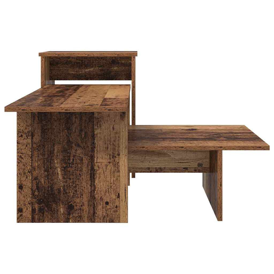 Wandtafel Oudhout 80 x 50 x 225 cm Bewerkt hout