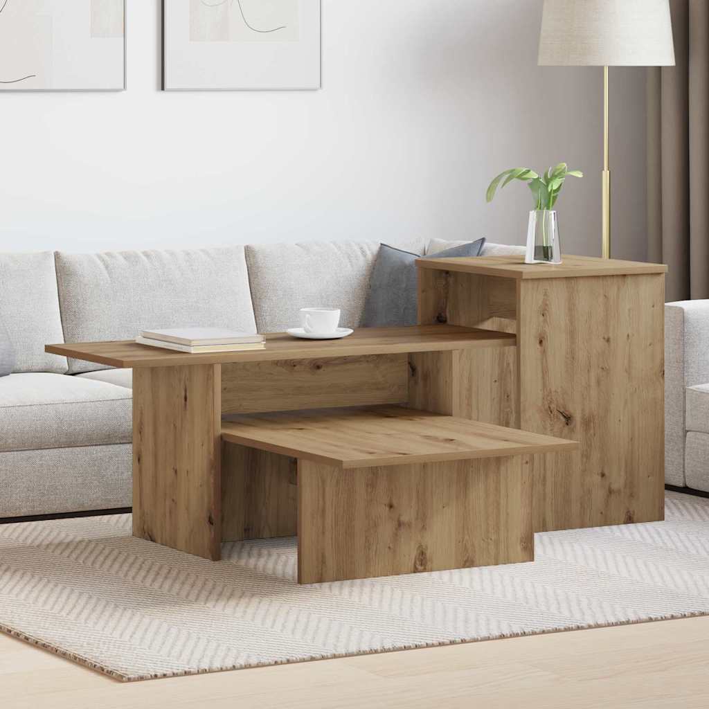 Wandtafel Artisan Eiken 80 x 50 x 225 cm Bewerkt hout