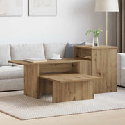 Wandtafel 91,5x35x38,5 cm bewerkt hout eiken