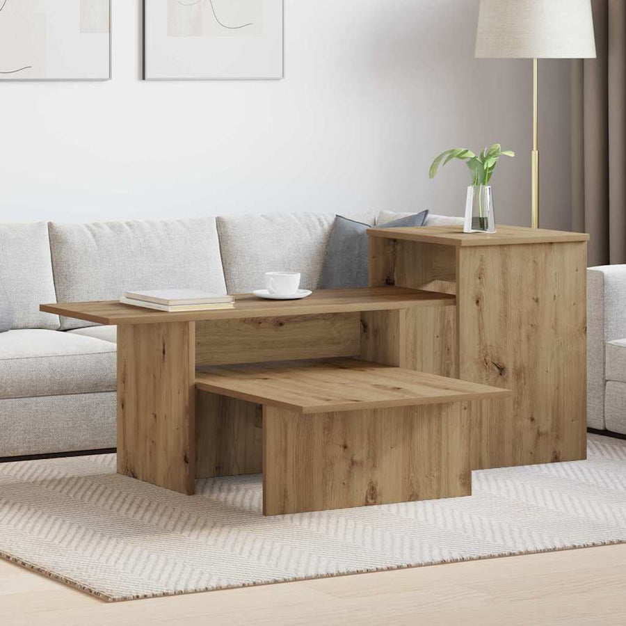 Wandtafel Artisan Eiken 80 x 50 x 225 cm Bewerkt hout