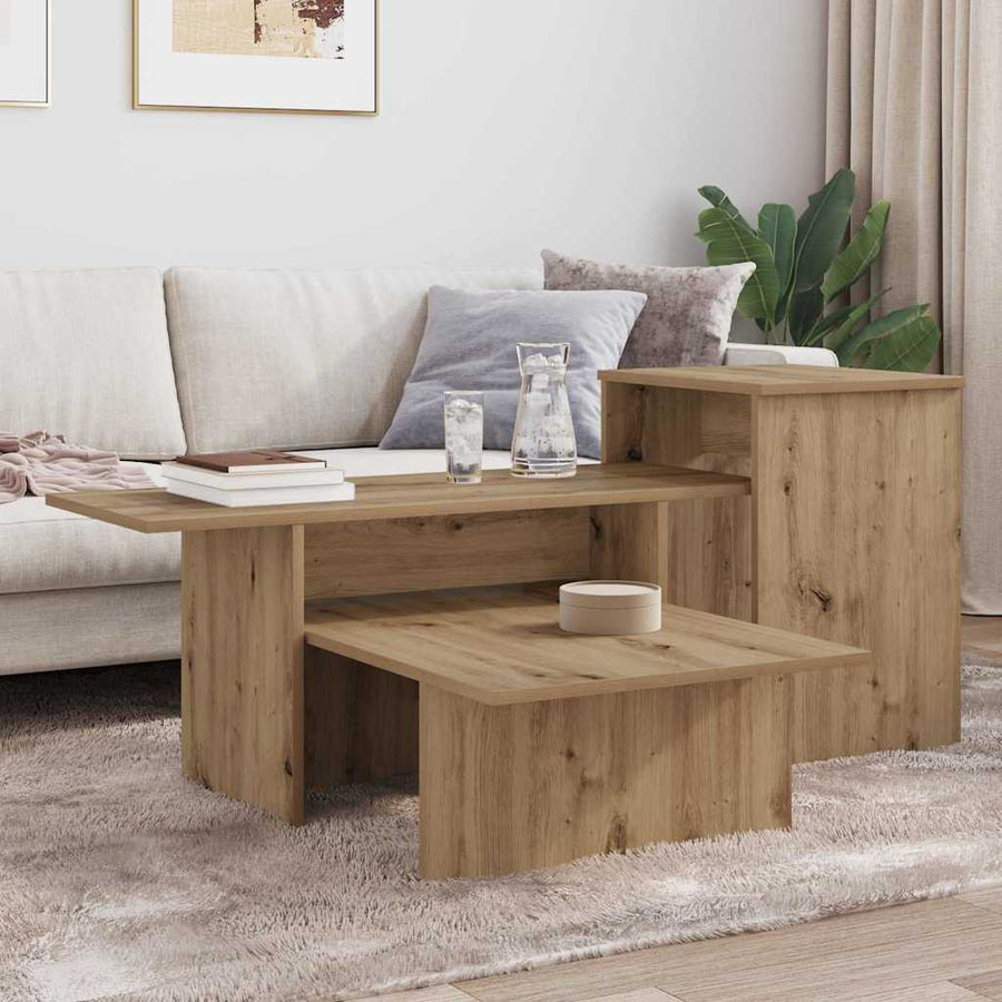 Wandtafel Artisan Eiken 80 x 50 x 225 cm Bewerkt hout