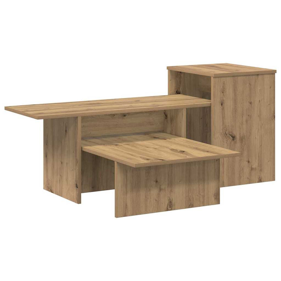Wandtafel Artisan Eiken 80 x 50 x 225 cm Bewerkt hout