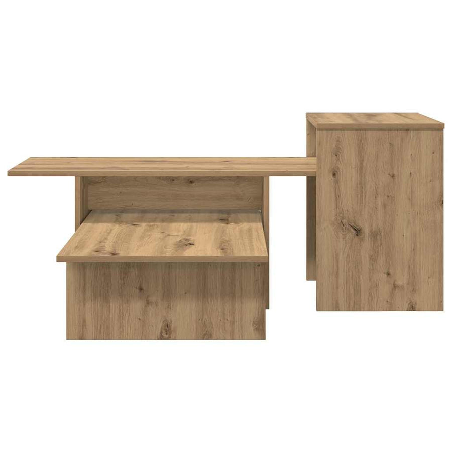 Wandtafel Artisan Eiken 80 x 50 x 225 cm Bewerkt hout