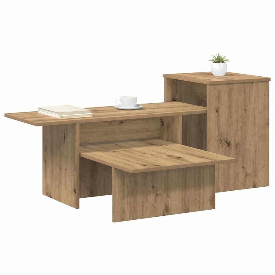 Wandtafel Artisan Eiken 80 x 50 x 225 cm Bewerkt hout