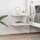 Nightstand 2 pcs White 40 x 30 x 25 cm Engineered wood