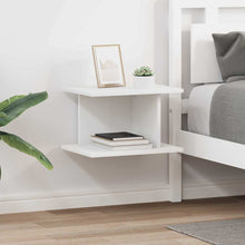 Nachtkastje 2 pcs Wit 40 x 30 x 25 cm Bewerkt hout