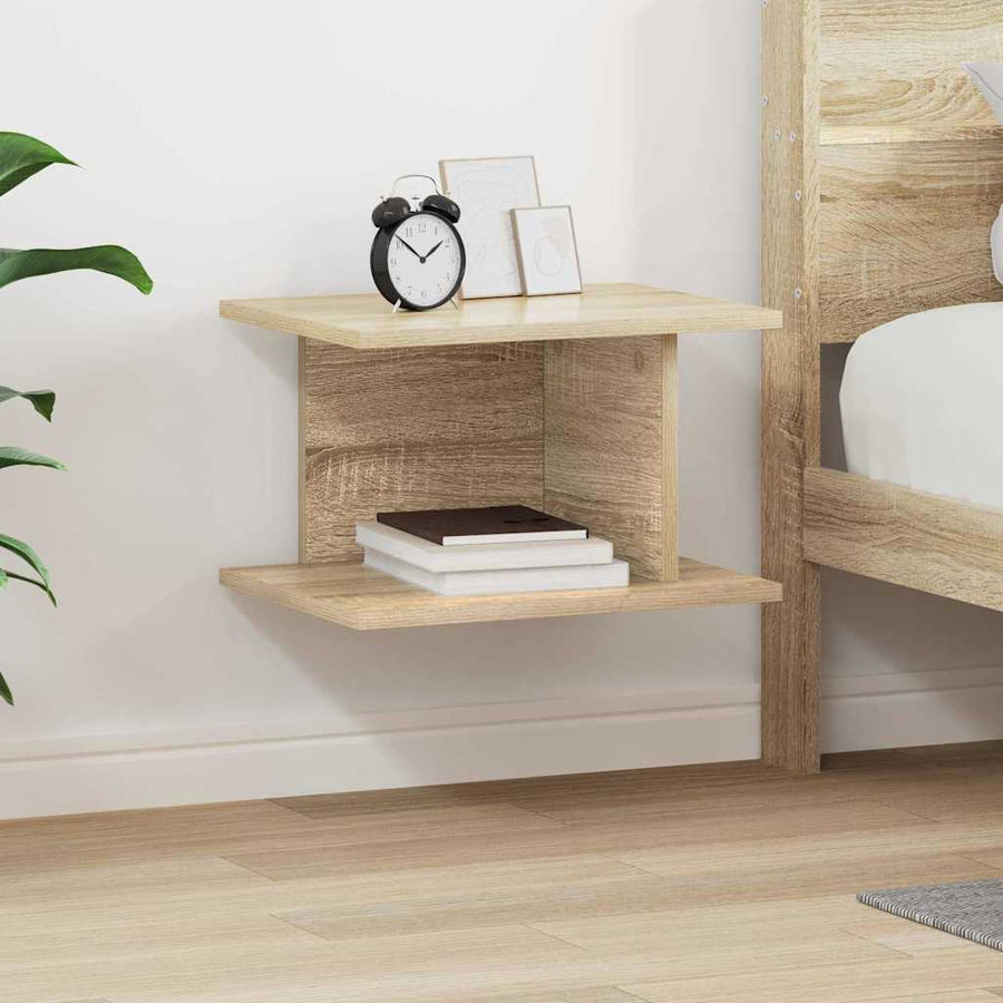Nachtkastje Sonoma Eiken 40 x 30 x 25 cm Bewerkt hout