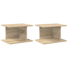 Nachtkastje 2 pcs Sonoma Eiken 40 x 30 x 25 cm Bewerkt hout