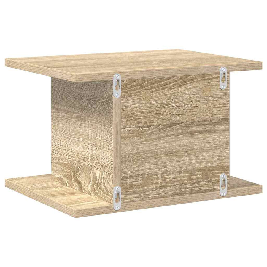 Nachtkastje 2 pcs Sonoma Eiken 40 x 30 x 25 cm Bewerkt hout