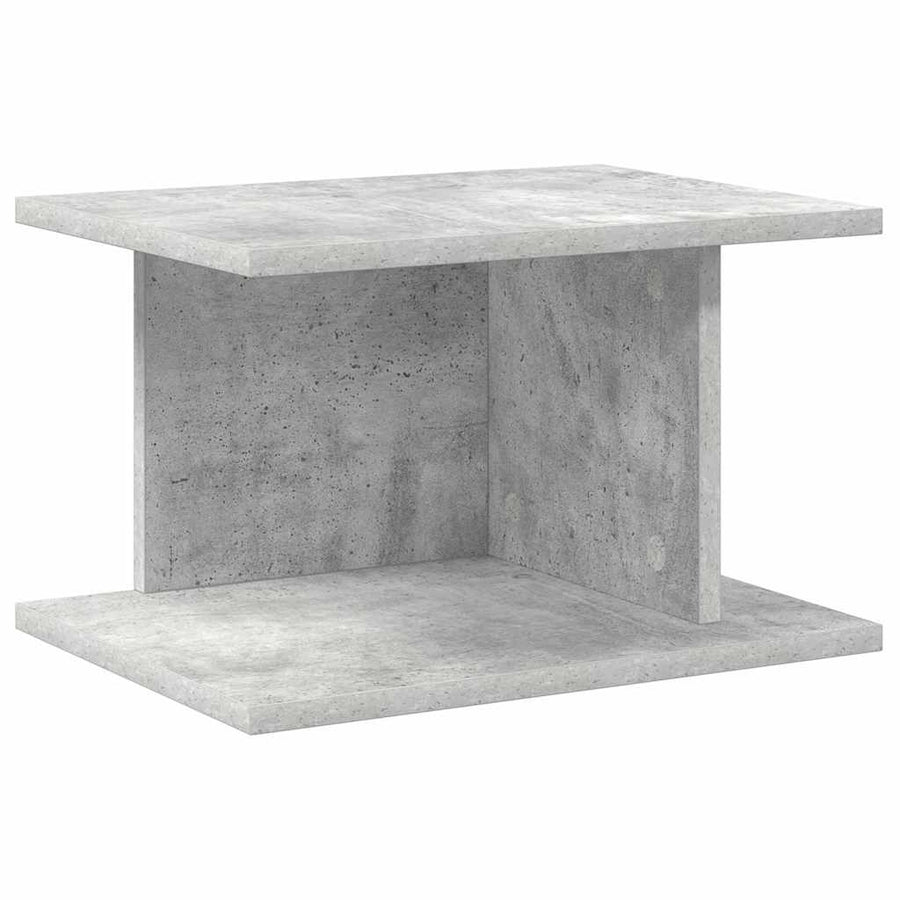 Nachtkastje Beton Grijs 40 x 30 x 25 cm Bewerkt hout