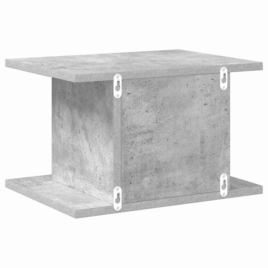 Nachtkastje Beton Grijs 40 x 30 x 25 cm Bewerkt hout