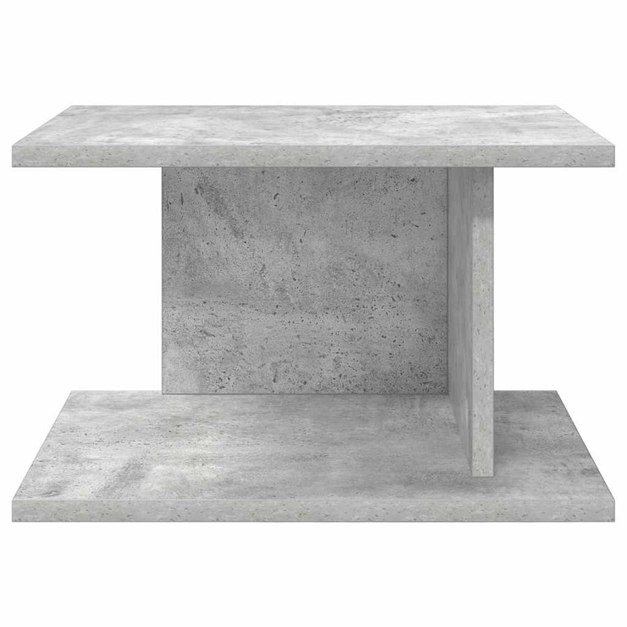 Nachtkastje Beton Grijs 40 x 30 x 25 cm Bewerkt hout