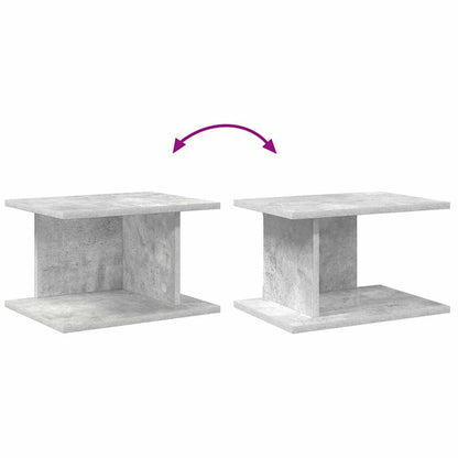 Nachtkastje 2 pcs Beton Grijs 40 x 30 x 25 cm Bewerkt hout