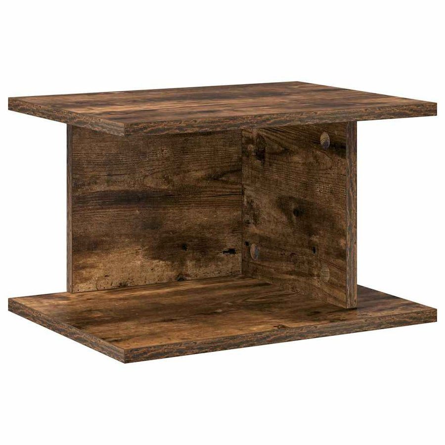 Nachtkastje Gerookt eiken 40 x 30 x 25 cm Bewerkt hout