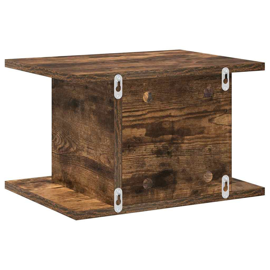 Nachtkastje Gerookt eiken 40 x 30 x 25 cm Bewerkt hout