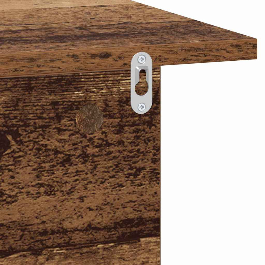 Nachtkastje Oudhout 40 x 30 x 25 cm Bewerkt hout