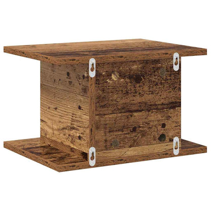 Nachtkastje Oudhout 40 x 30 x 25 cm Bewerkt hout